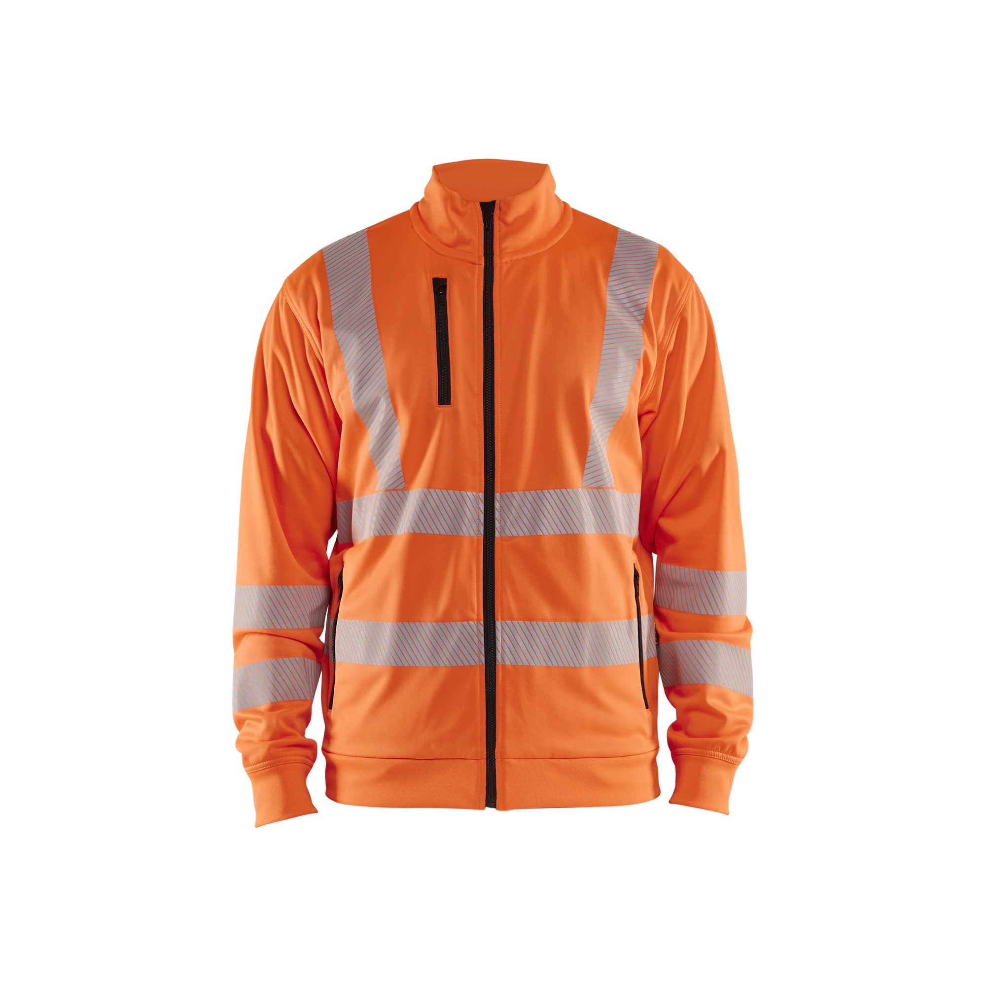 BLAKLADER 35632538 Hi Vis Reflective Full-zip Work Sweatshirt MEN - Breathable